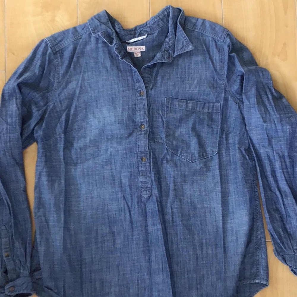 Merona jean shirt
